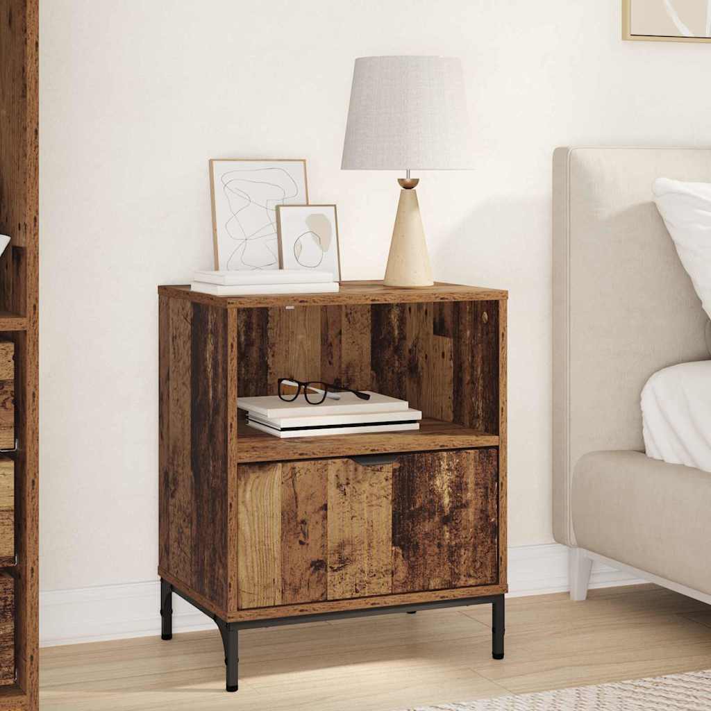Bedside Cabinet Old wood 49 x 36 x 61 cm Engineered wood