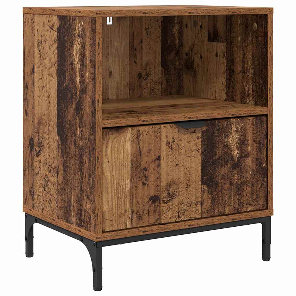 Bedside Cabinet Old wood 49 x 36 x 61 cm Engineered wood