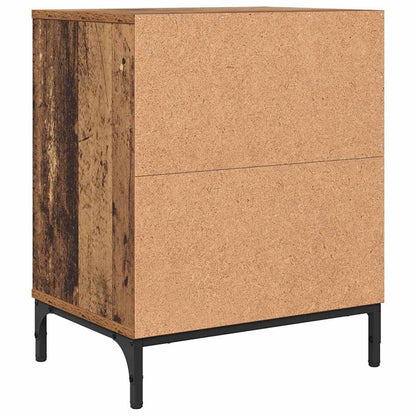 Bedside Cabinet 2 pcs Old wood 49 x 36 x 61 cm Engineered wood