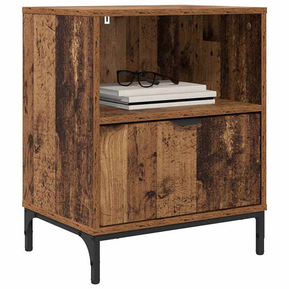 Bedside Cabinet 2 pcs Old wood 49 x 36 x 61 cm Engineered wood