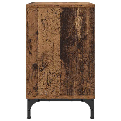 Bedside Cabinet 2 pcs Old wood 49 x 36 x 61 cm Engineered wood