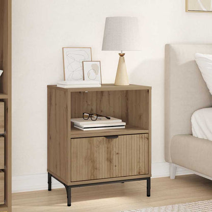 Bedside Cabinet Artisan oak 49 x 36 x 61 cm Engineered wood