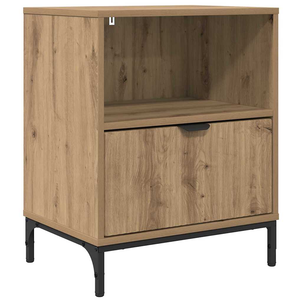 Bedside Cabinet Artisan oak 49 x 36 x 61 cm Engineered wood