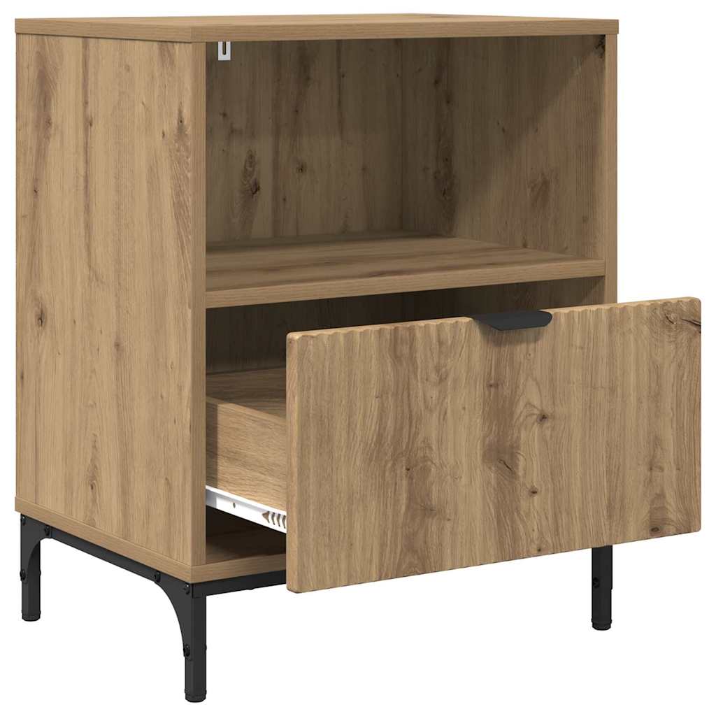 Bedside Cabinet Artisan oak 49 x 36 x 61 cm Engineered wood