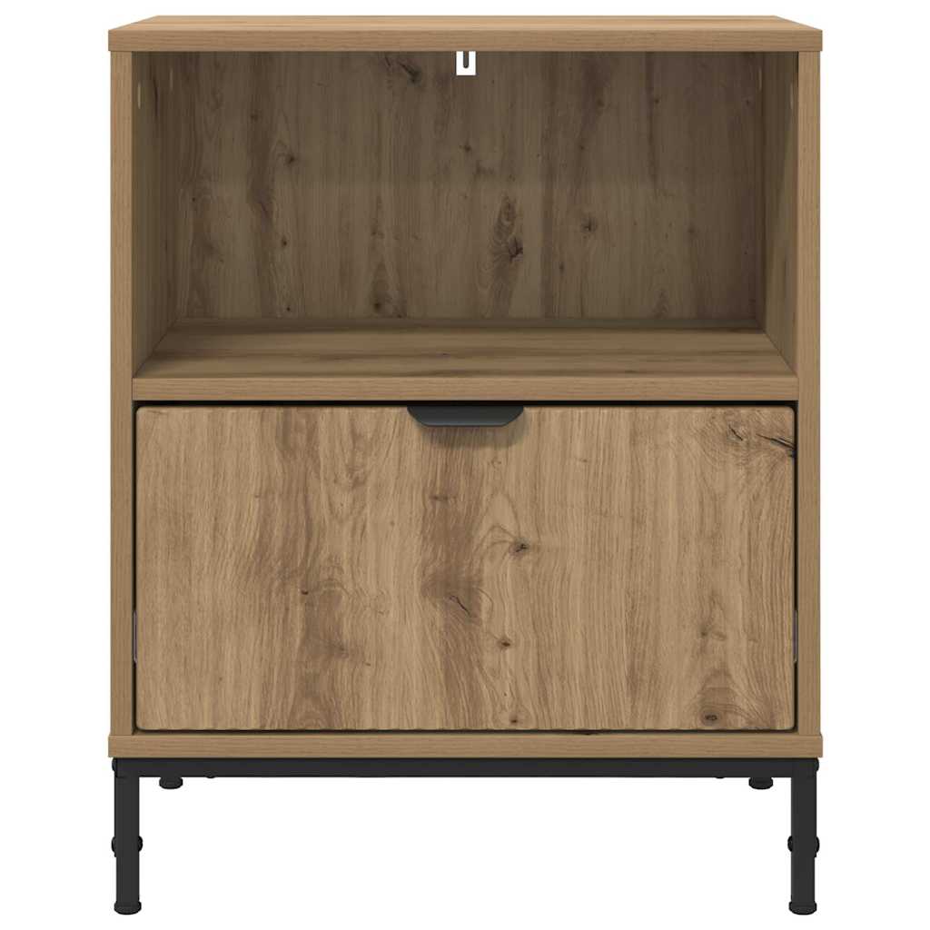 Bedside Cabinet Artisan oak 49 x 36 x 61 cm Engineered wood