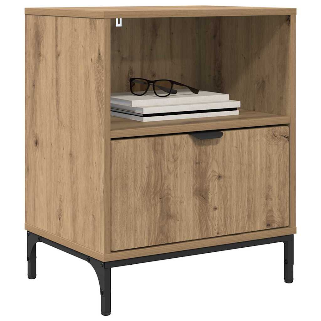 Bedside Cabinet Artisan oak 49 x 36 x 61 cm Engineered wood
