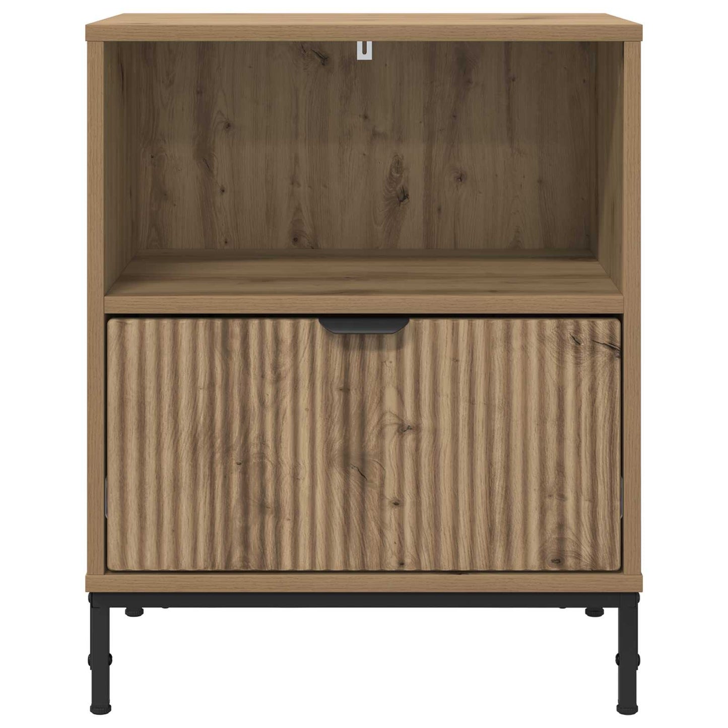 Bedside Cabinet with Drawer 2 pcs Artisan oak 49 x 36 x 61 cm