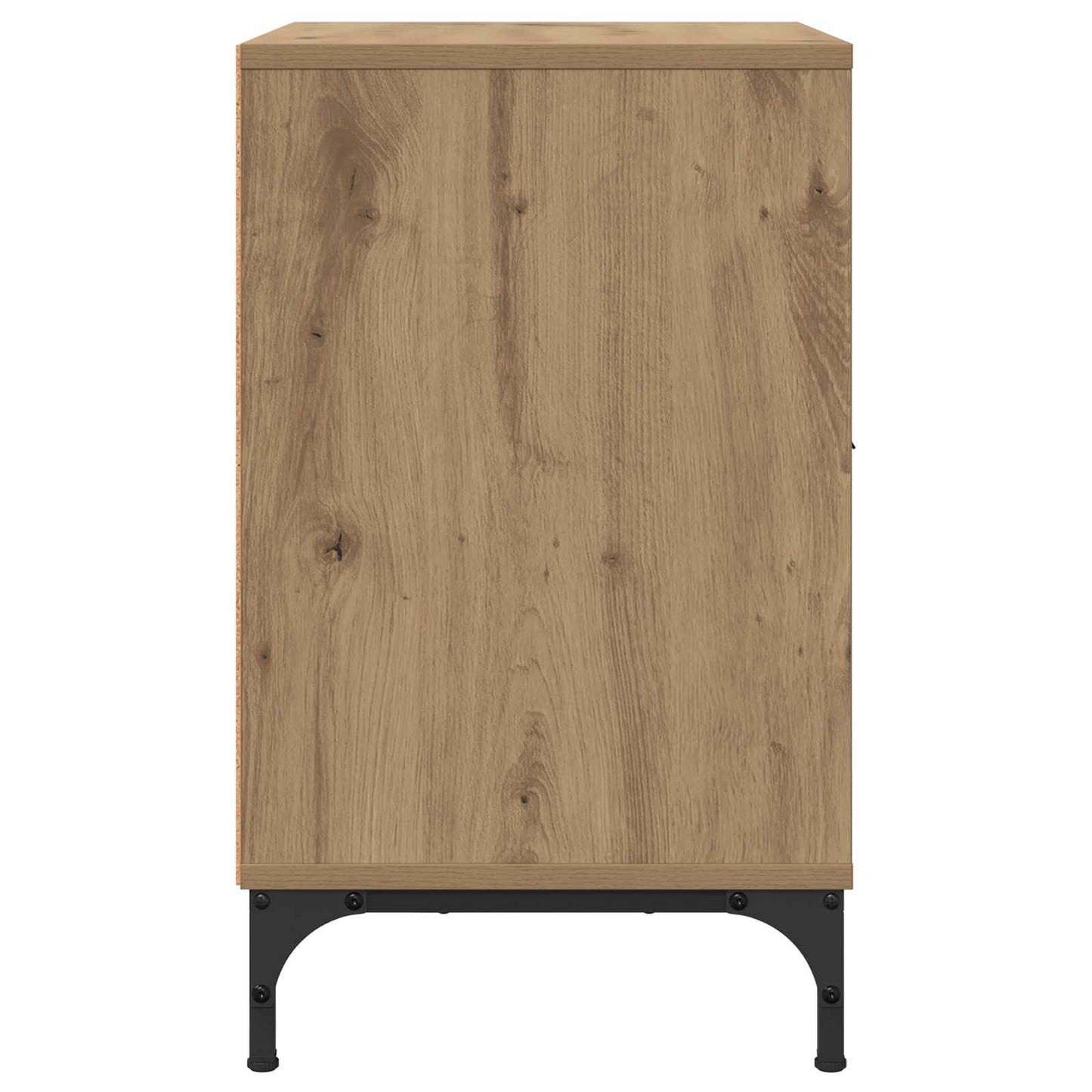 Bedside Cabinet with Drawer 2 pcs Artisan oak 49 x 36 x 61 cm