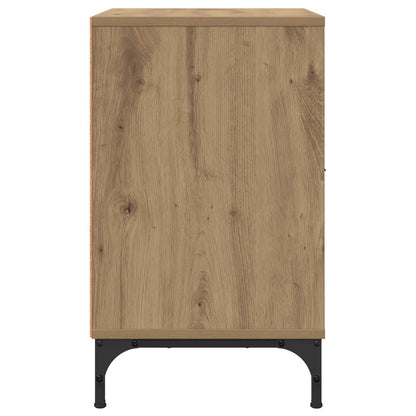 Bedside Cabinet with Drawer 2 pcs Artisan oak 49 x 36 x 61 cm