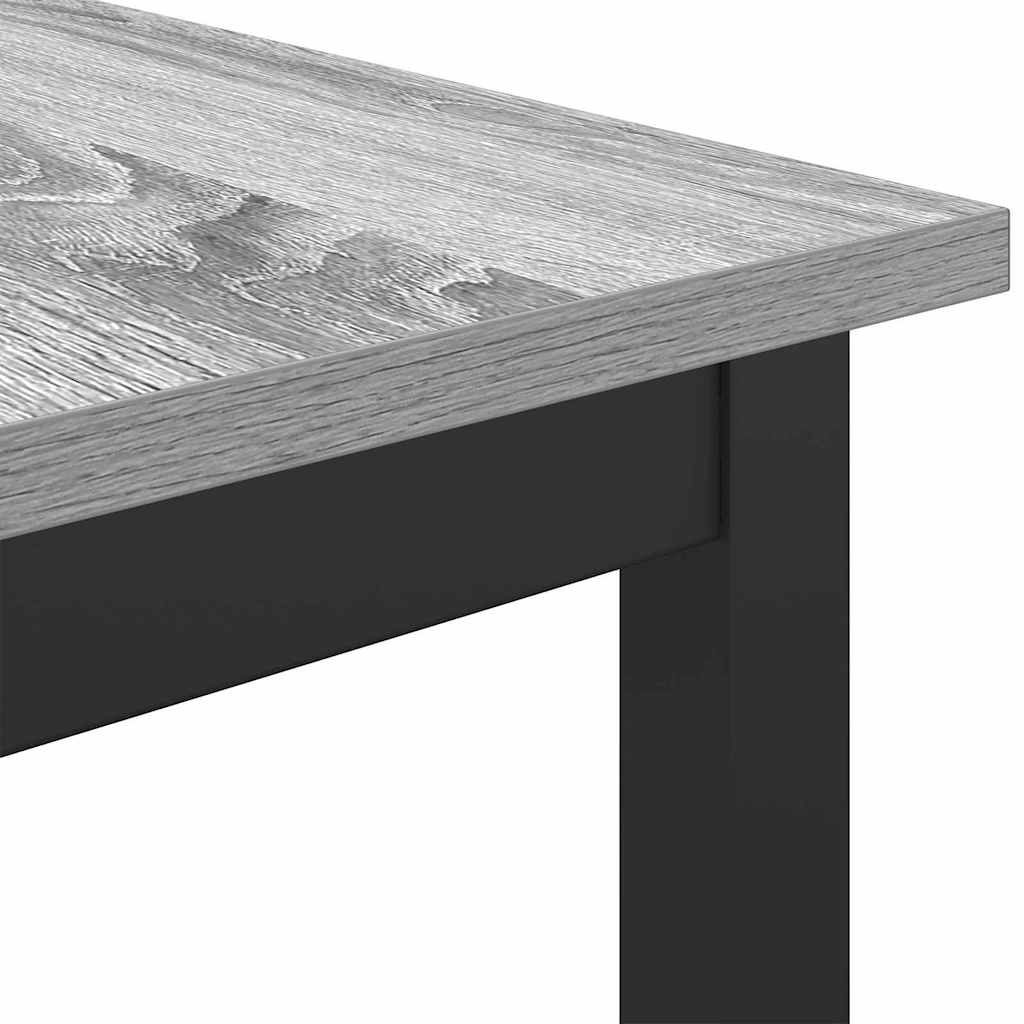 Table Grey Sonoma 100 x 50 x 90.5 cm Engineered Wood and Steel