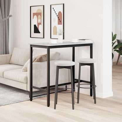 Table Grey Sonoma 100 x 50 x 90.5 cm Engineered Wood and Steel