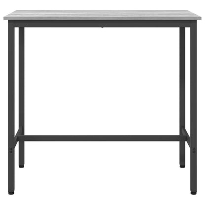 Table Grey Sonoma 100 x 50 x 90.5 cm Engineered Wood and Steel