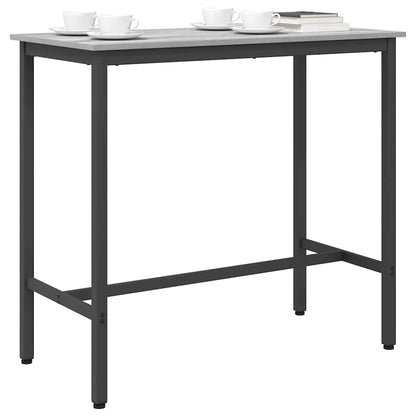 Table Grey Sonoma 100 x 50 x 90.5 cm Engineered Wood and Steel