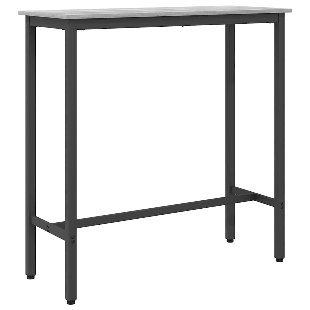Table Grey Sonoma 100 x 40 x 100.5 cm Engineered Wood and Steel