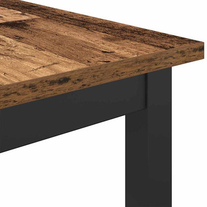 Table Old Wood 100 x 40 x 100.5 cm Engineered Wood and Steel