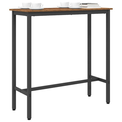 Table Old Wood 100 x 40 x 100.5 cm Engineered Wood and Steel