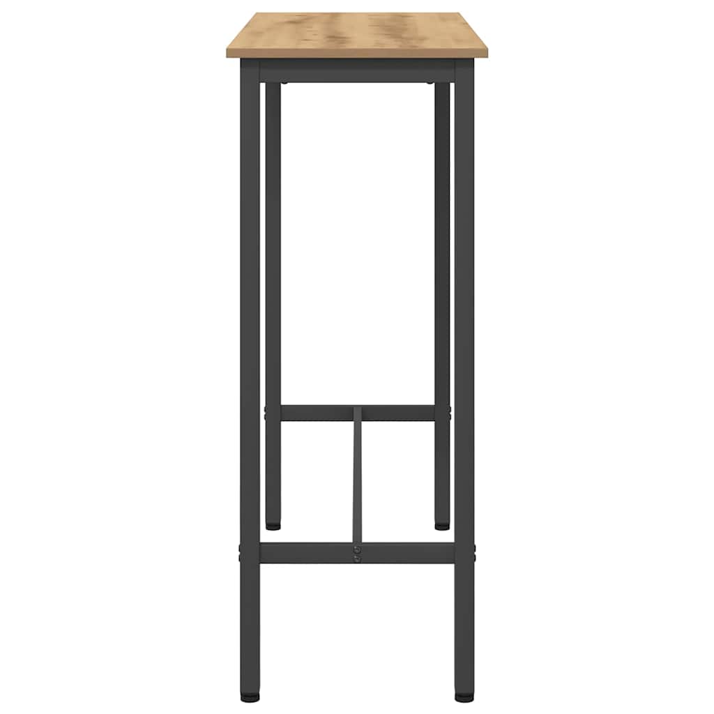 Table Artisan Oak 100 x 40 x 100.5 cm Engineered Wood and Steel