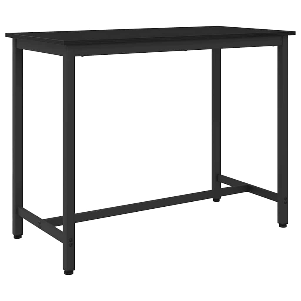 Table Black Oak 100 x 50 x 76.5 cm Engineered Wood and Steel