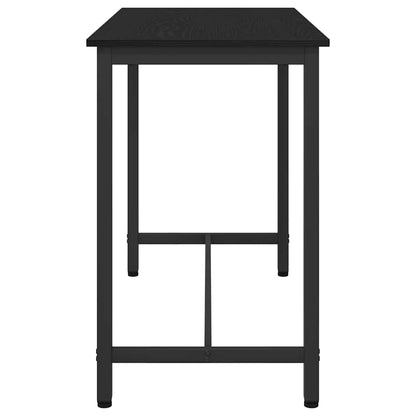 Table Black Oak 100 x 50 x 76.5 cm Engineered Wood and Steel