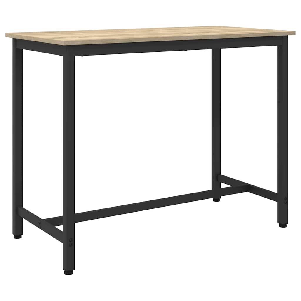 Table Sonoma Oak 100 x 50 x 76.5 cm Engineered Wood and Steel