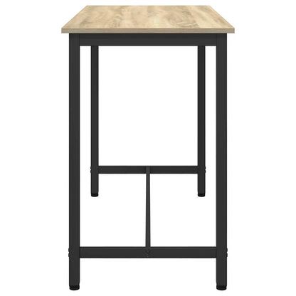 Table Sonoma Oak 100 x 50 x 76.5 cm Engineered Wood and Steel