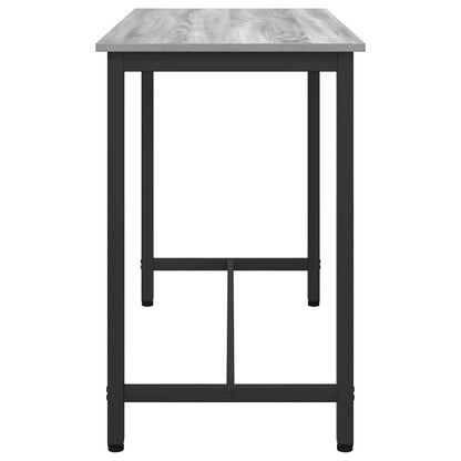 Table Grey Sonoma 100 x 50 x 76.5 cm Engineered Wood and Steel