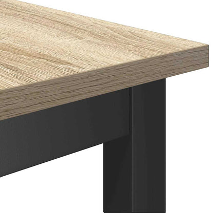 Dining Bench 2 pcs Sonoma Oak 100 x 32.5 x 48.5 cm