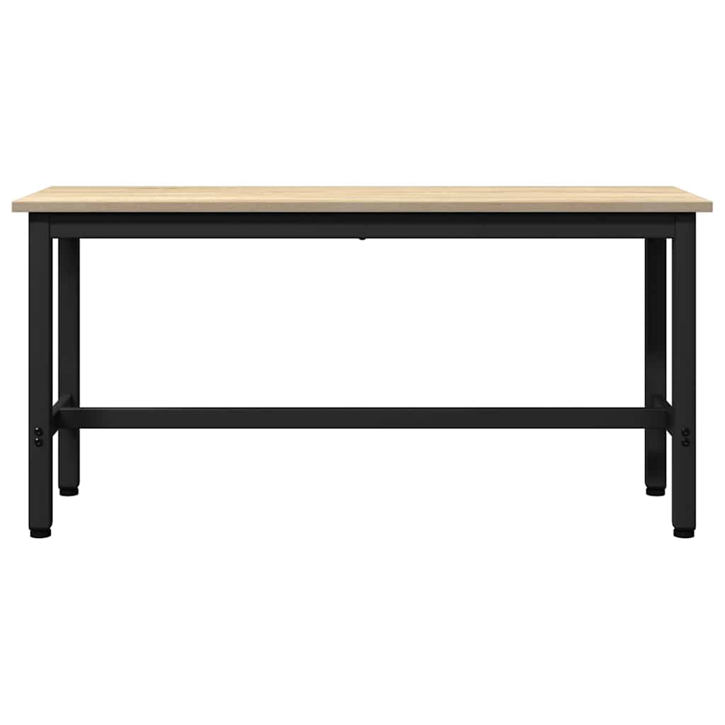 Dining Bench 2 pcs Sonoma Oak 100 x 32.5 x 48.5 cm