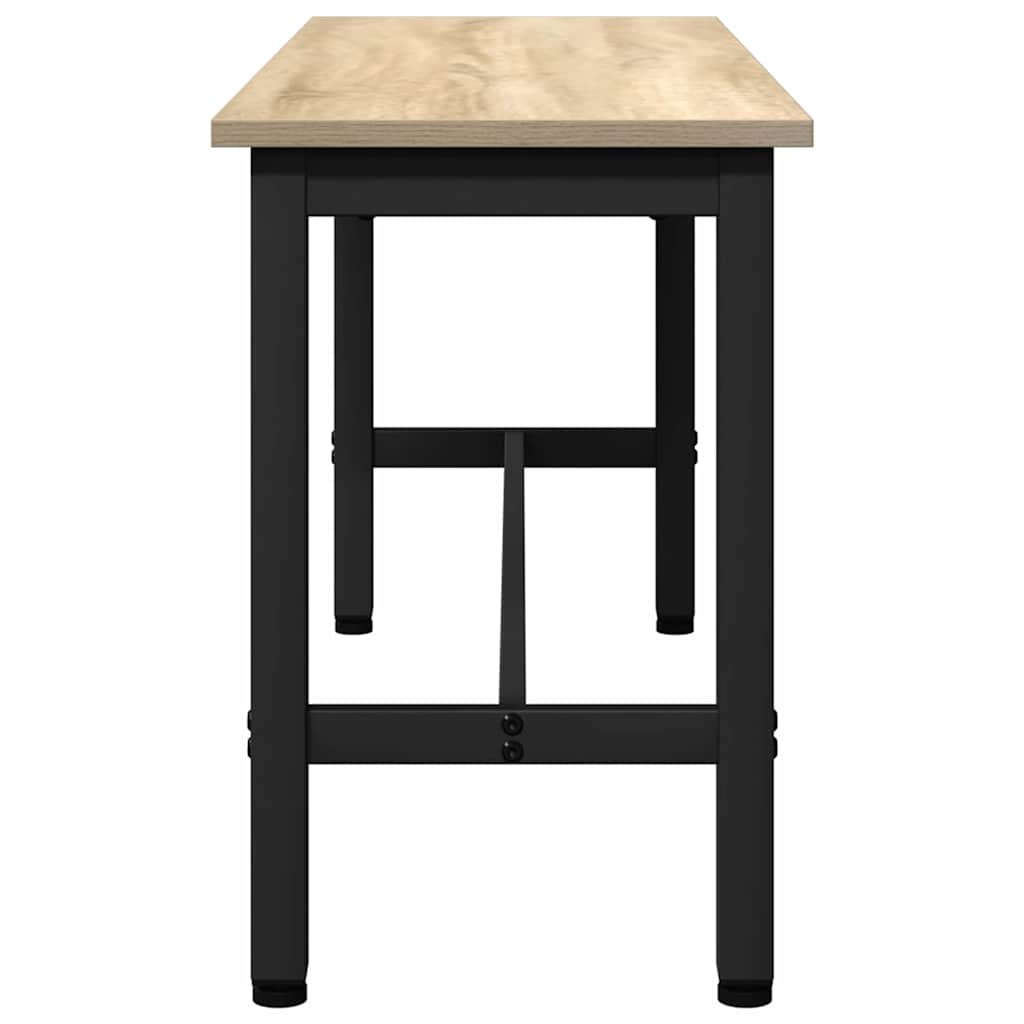 Dining Bench 2 pcs Sonoma Oak 100 x 32.5 x 48.5 cm