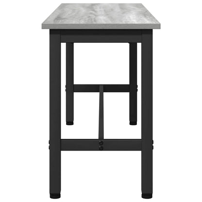 Dining Bench 2 pcs Grey Sonoma 100 x 32.5 x 48.5 cm