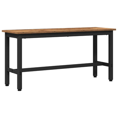 Dining Bench 2 pcs Old Wood 100 x 32.5 x 48.5 cm
