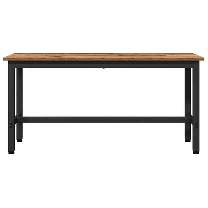 Dining Bench 2 pcs Old Wood 100 x 32.5 x 48.5 cm
