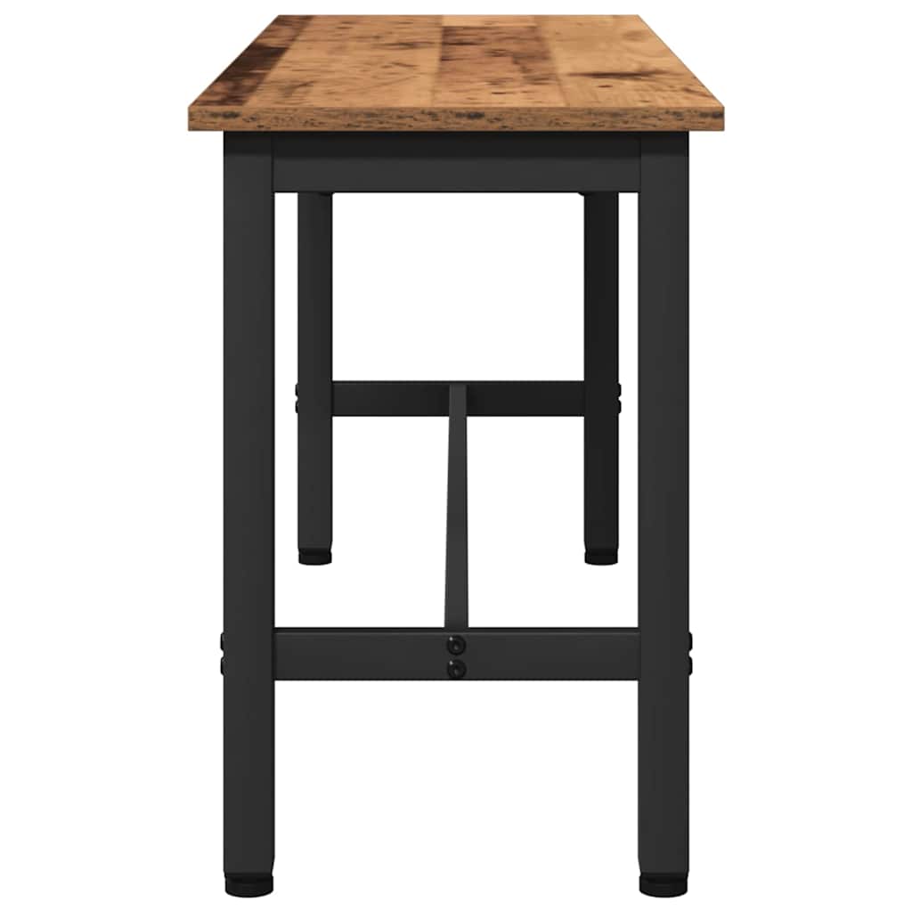Dining Bench 2 pcs Old Wood 100 x 32.5 x 48.5 cm