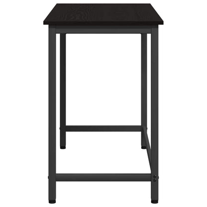 Table Black Oak 80 x 50 x 76.5 cm Engineered Wood and Steel