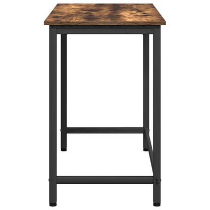 Table Smoked Oak 80 x 50 x 76.5 cm Engineered Wood and Steel