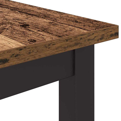 Table Old Wood 80 x 50 x 76.5 cm Engineered Wood and Steel