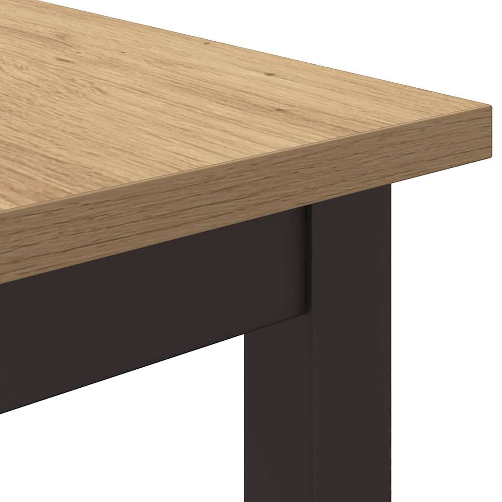 Table Artisan Oak 80 x 50 x 76.5 cm Engineered Wood and Steel