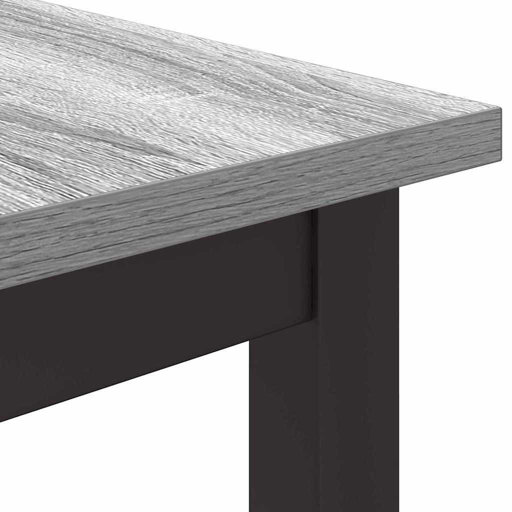 Table Grey Sonoma 100 x 50 x 76.5 cm Engineered Wood and Steel
