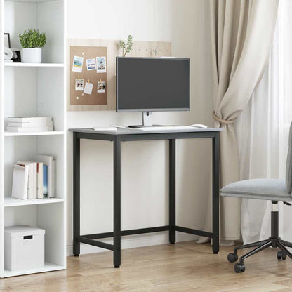 Table Grey Sonoma 100 x 50 x 76.5 cm Engineered Wood and Steel