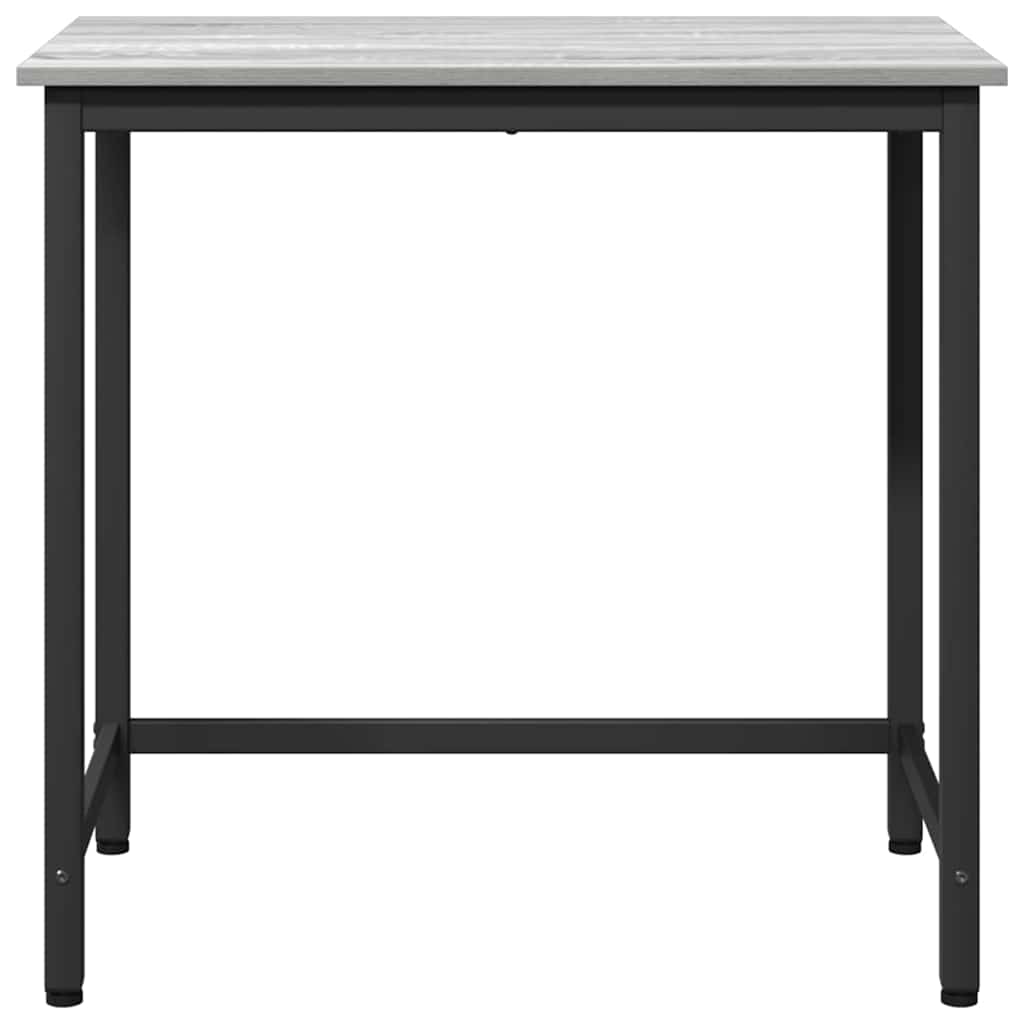 Table Grey Sonoma 100 x 50 x 76.5 cm Engineered Wood and Steel