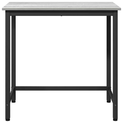 Table Grey Sonoma 100 x 50 x 76.5 cm Engineered Wood and Steel