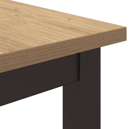 Table Artisan Oak Engineered Wood and Steel 100 x 50 x 76.5 cm