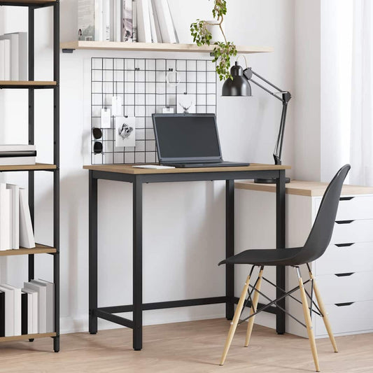 Table Artisan Oak Engineered Wood and Steel 100 x 50 x 76.5 cm