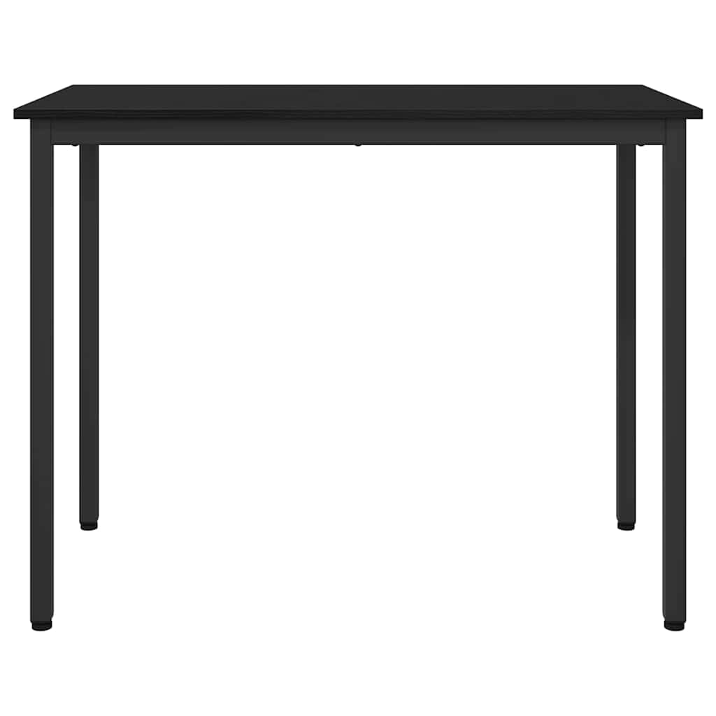 Table Black Oak 100 x 50 x 76.5 cm Engineered Wood and Steel