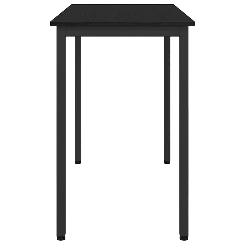 Table Black Oak 100 x 50 x 76.5 cm Engineered Wood and Steel