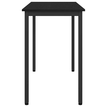 Table Black Oak 100 x 50 x 76.5 cm Engineered Wood and Steel