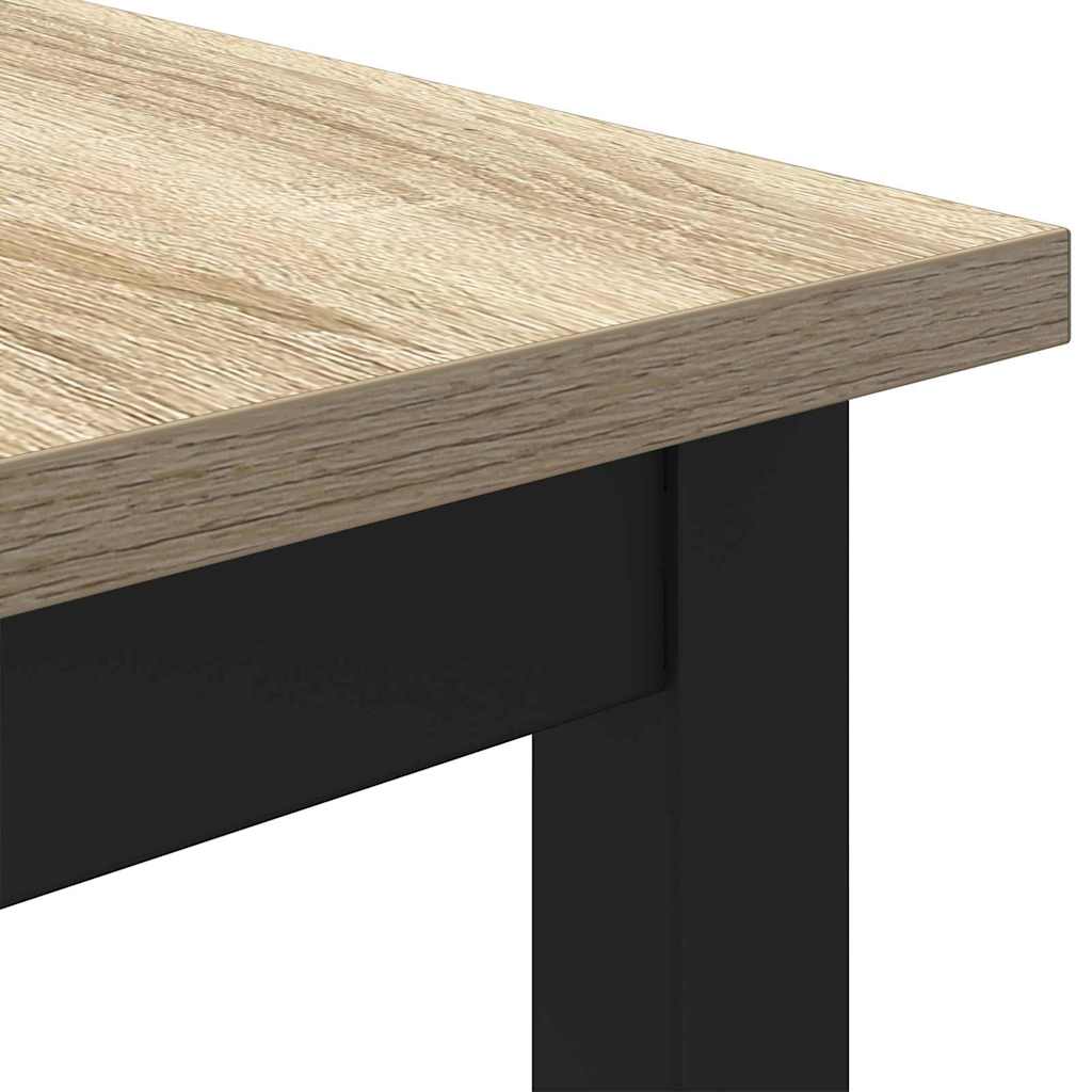Table Sonoma Oak 100 x 50 x 76.5 cm Engineered Wood and Steel