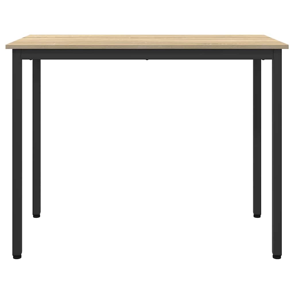 Table Sonoma Oak 100 x 50 x 76.5 cm Engineered Wood and Steel