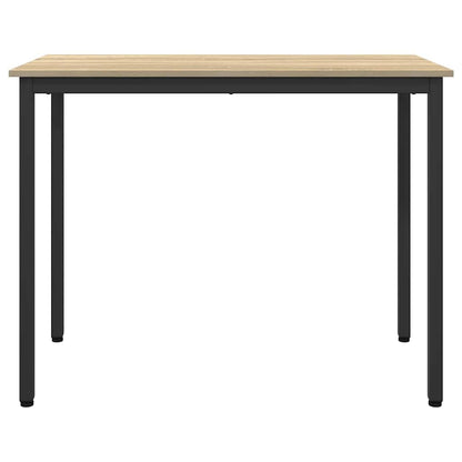 Table Sonoma Oak 100 x 50 x 76.5 cm Engineered Wood and Steel