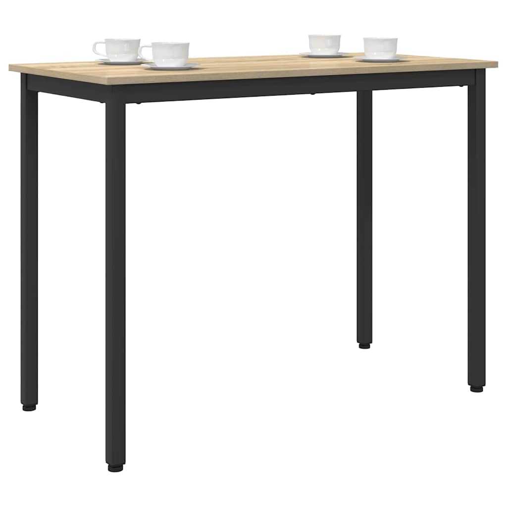 Table Sonoma Oak 100 x 50 x 76.5 cm Engineered Wood and Steel
